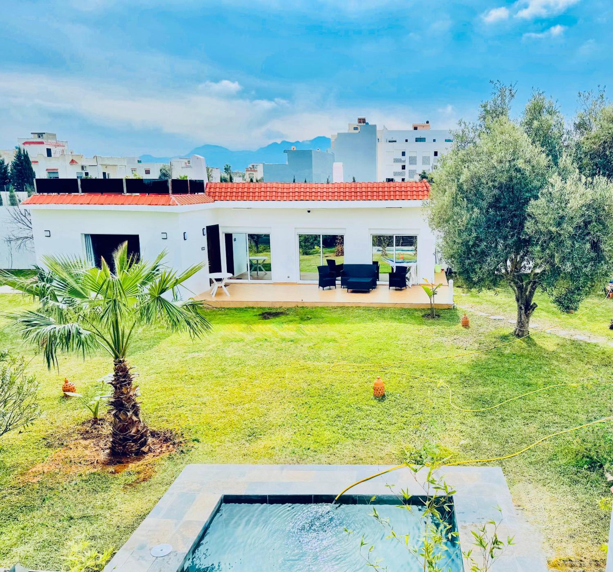 Central Villa With Pool Garden 5Km Sea Cabo Tétouan Exterior foto